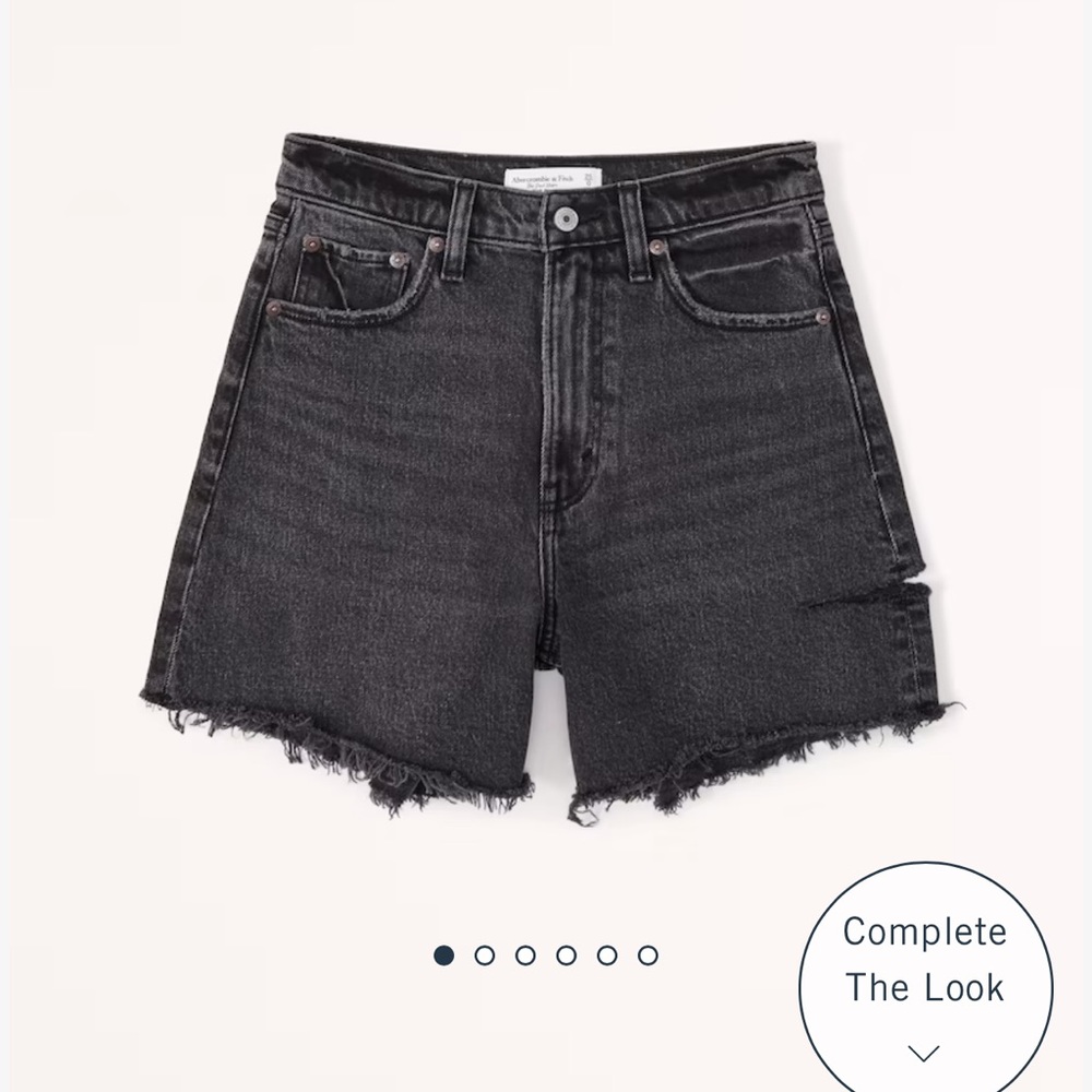 Abercrombie & Fitch Women's Curve Love High Rise Dad Short